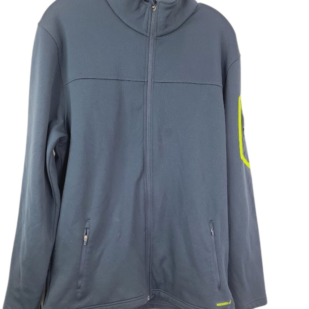 Merrell Men's Gray Long Sleeve Winter Trekking Outer Shell Jacket Size L